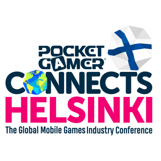 logo of pocket gamer connects Helsinki 2022