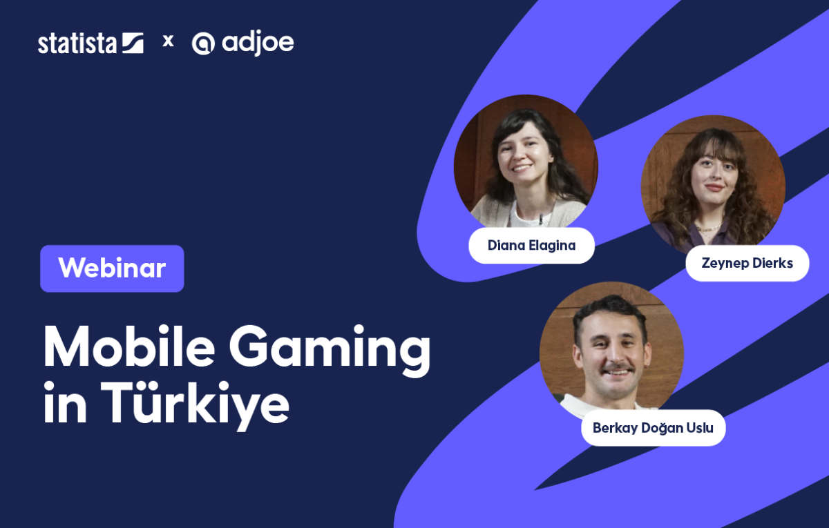 abstract image showing three webinar participants in webinar on mobile gaming in Türkiye