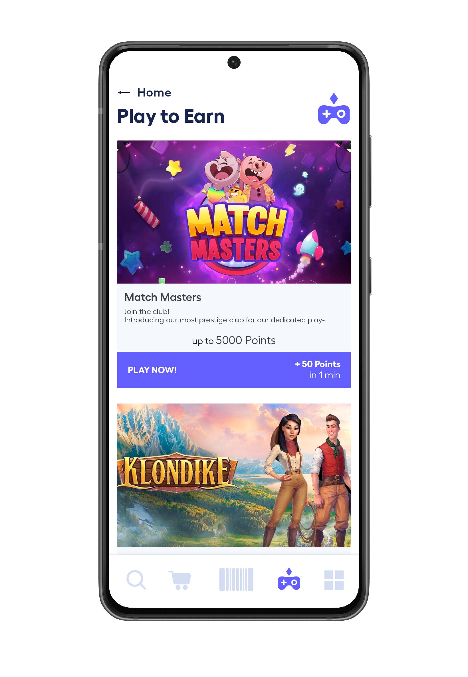 phone screen showing how to advertise your app with Advance ad unit