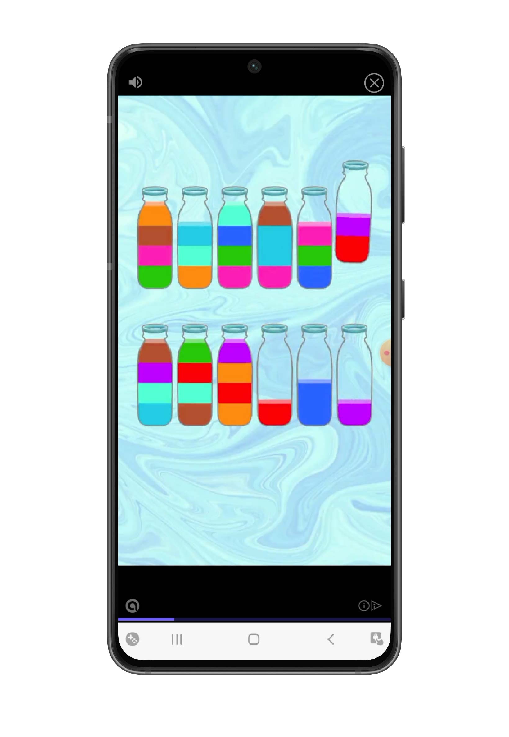 phone screen showing how to advertise your app with interstitial ads