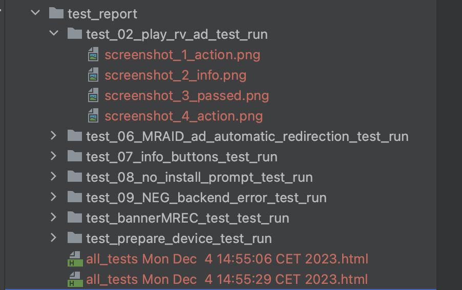 screenshot demonstrating how each interface is represented by its own python class