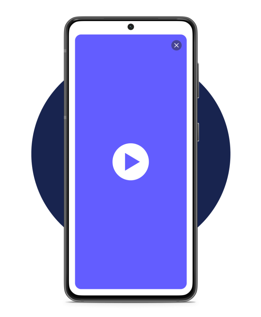 interstitial video mockup