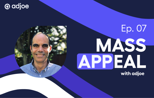 man smiling into camera with blue shirt on as part of mass appeal podcast image
