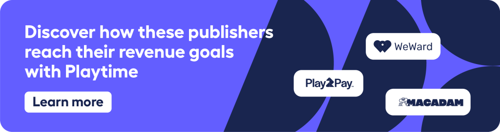 banner leading to monetization success stories