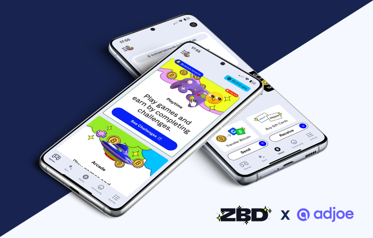 ZBD app with playtime integrated