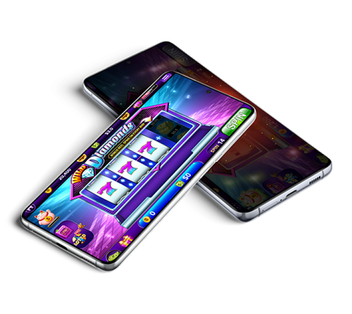 two phones on top of each other showing Shape Keeper app