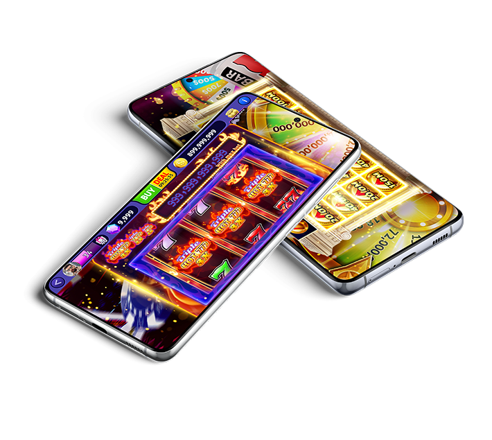 two phones on top of each other showing bagelcode app