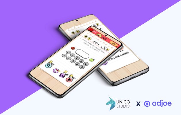 preview image of unico with two phones on top of each other