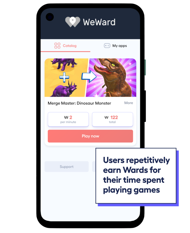 screen shot of phone app showing users collecting rewards with homa games