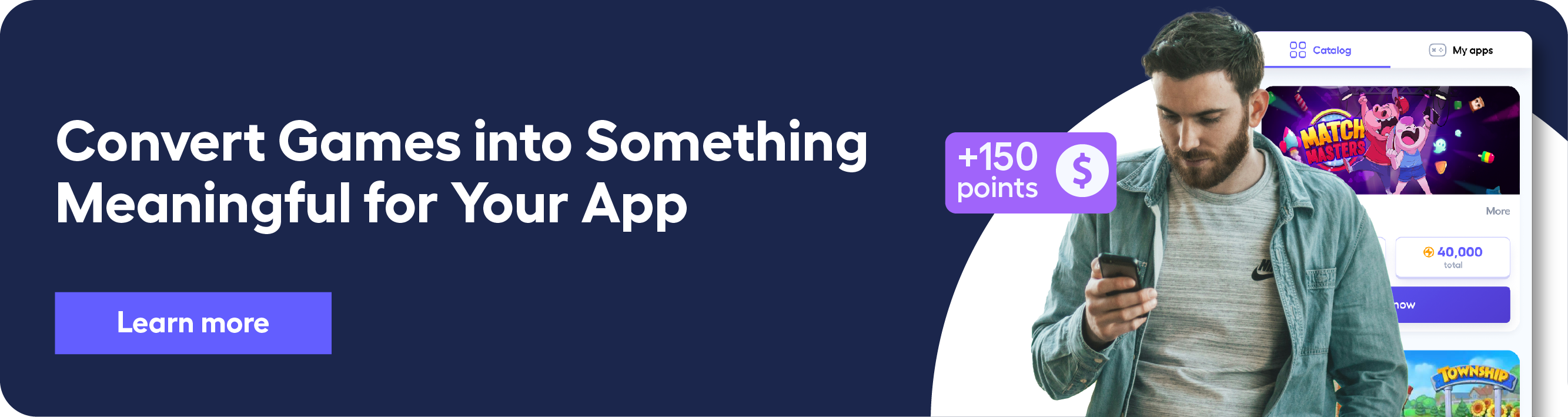 banner leading to adjoe's page for Loyalty Solutions