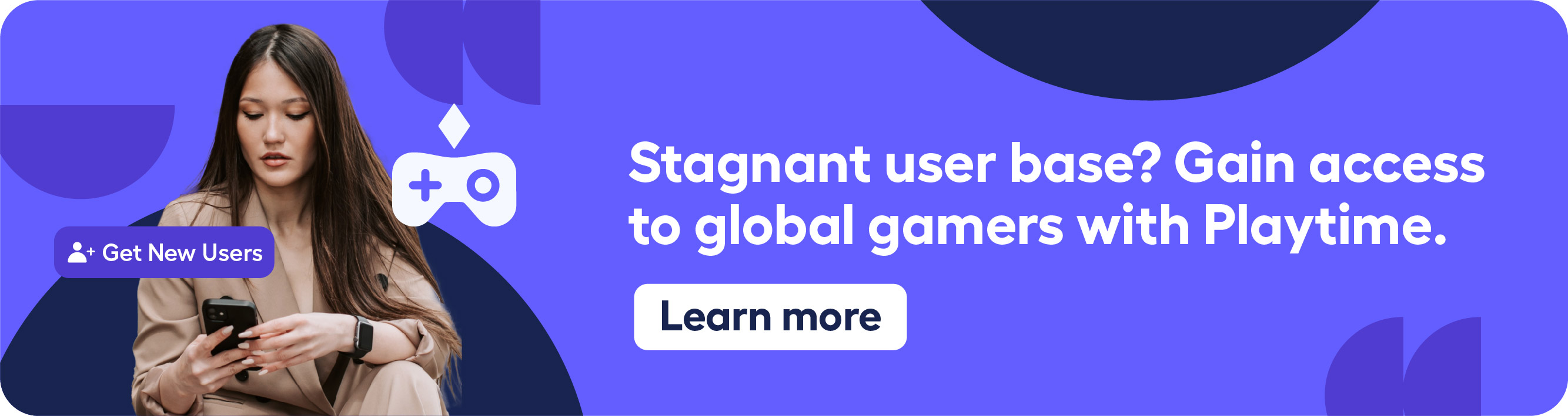 banner leading to advertise playtime page