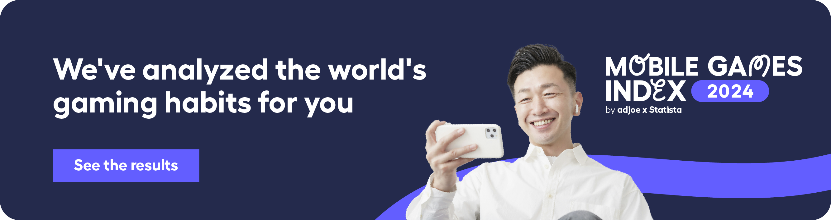 banner leading to the Mobile Games Index 2024 report page