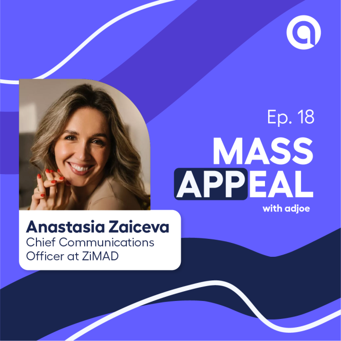 tile showing Mass Appeal podcast cover with CCO at ZiMAD