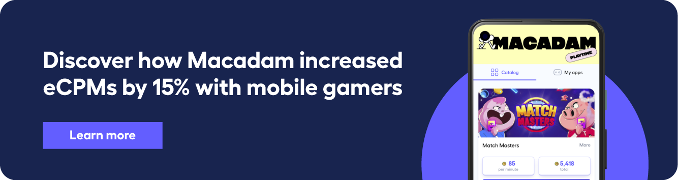 product banner leading to Macadam case study