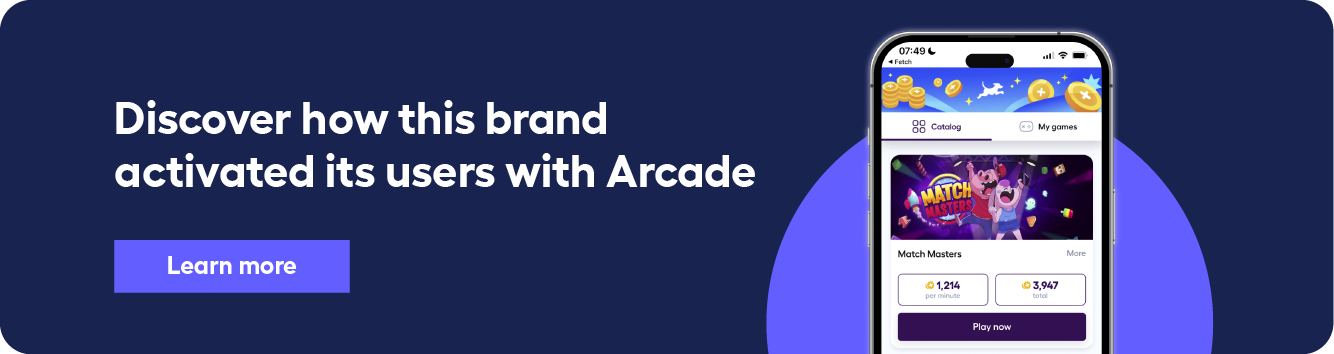 banner highlight Arcade's success with other branded apps