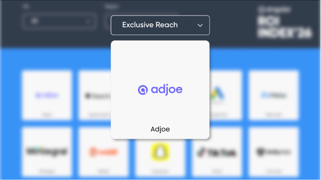 adjoe Named Global Growth Leader with Exclusive Reach: Singular ROI Index