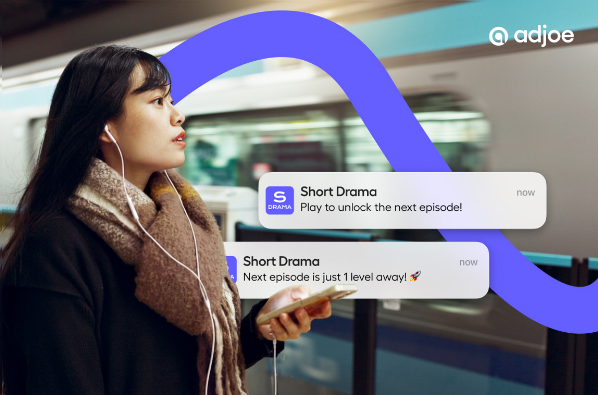 adjoe short drama apps report cover visual for vertical micro dramas and rewarded engagement